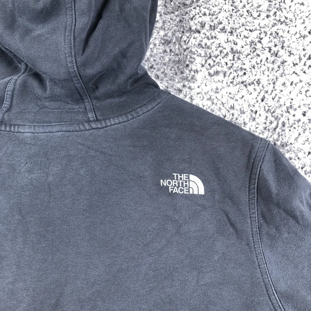 The North‎ Face Hoodie Mens Large Gray Graphic Fleece Pullover Bear Logo Outdoor